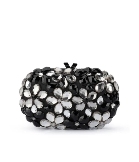 Victoria Flower Embellished Clutch